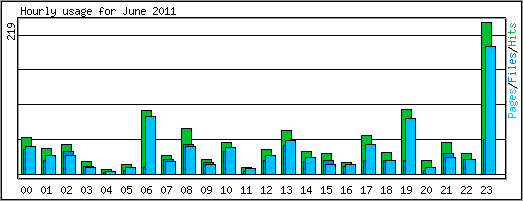 Hourly usage