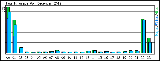 Hourly usage